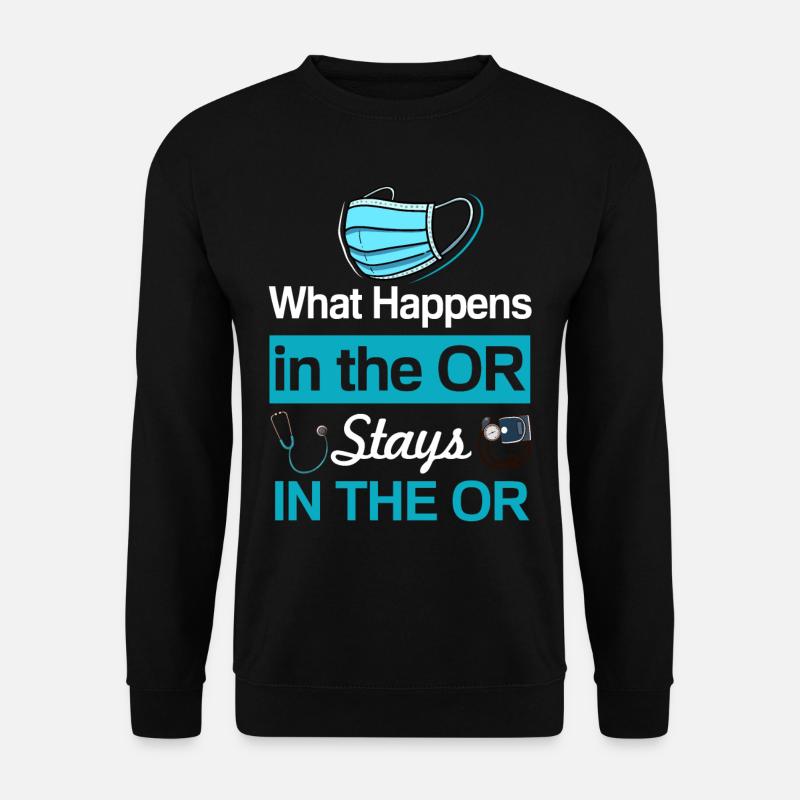 Scrub Tech OP-Techniker Chirurgischer Technologe - Unisex Pullover - Schwarz