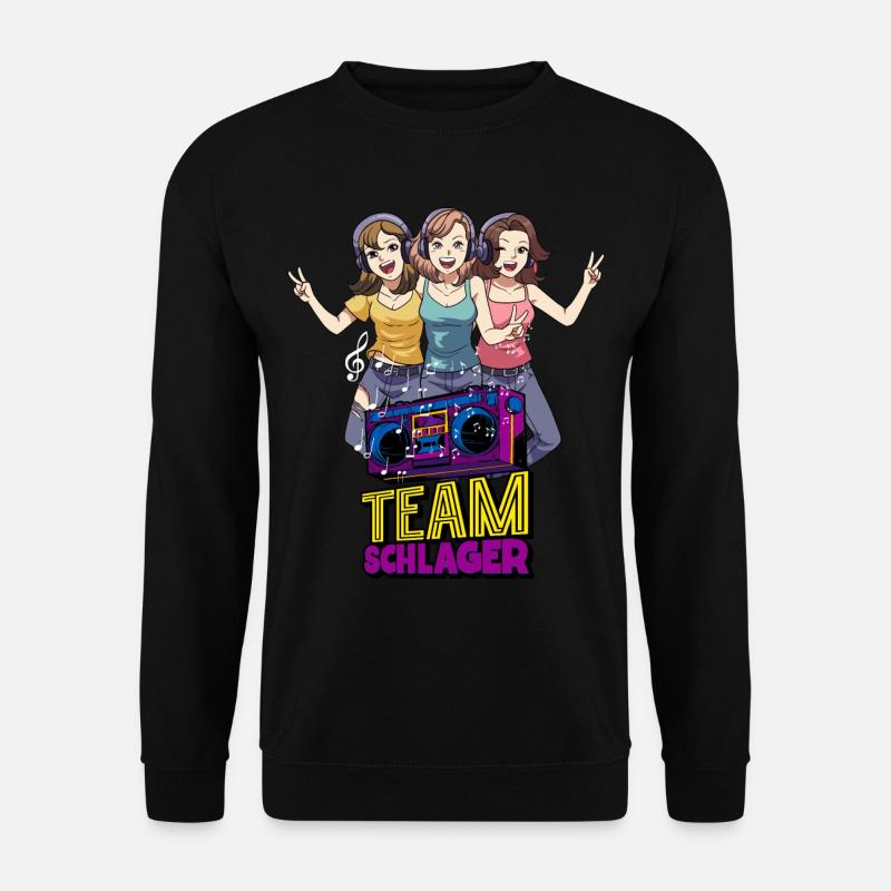 Team Schlager - Unisex Pullover - Schwarz