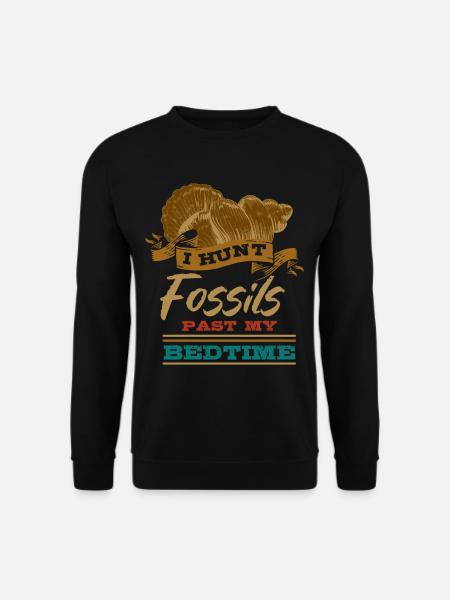 Fossils, paleontologist, fossil collector, - Unisex Sweatshirt - black