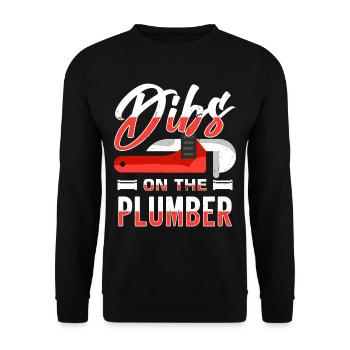 Sanitär Abfluss Chirurg Job Beruf - Unisex Pullover - Schwarz - Vorne - Alina (178cm) & Michal (187cm)