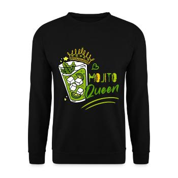 Cocktail Liebhaber Alkohol Trinker Liquor Schuss - Unisex Pullover - Schwarz - Vorne - Alina (178cm) & Michal (187cm)