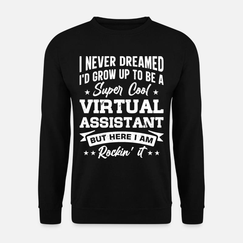 Freelancer Profession Self-employed Virtual - Unisex Sweatshirt - black