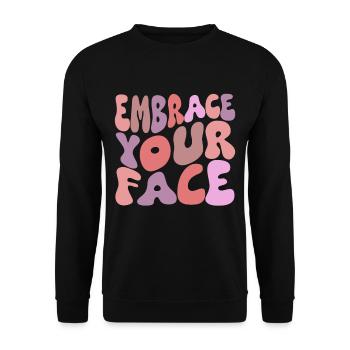 Esthéticienne, Soins de la peau, Beauté, Dermantologue, - Sweat-shirt Unisexe - noir - Devant - Alina (178cm) & Michal (187cm)