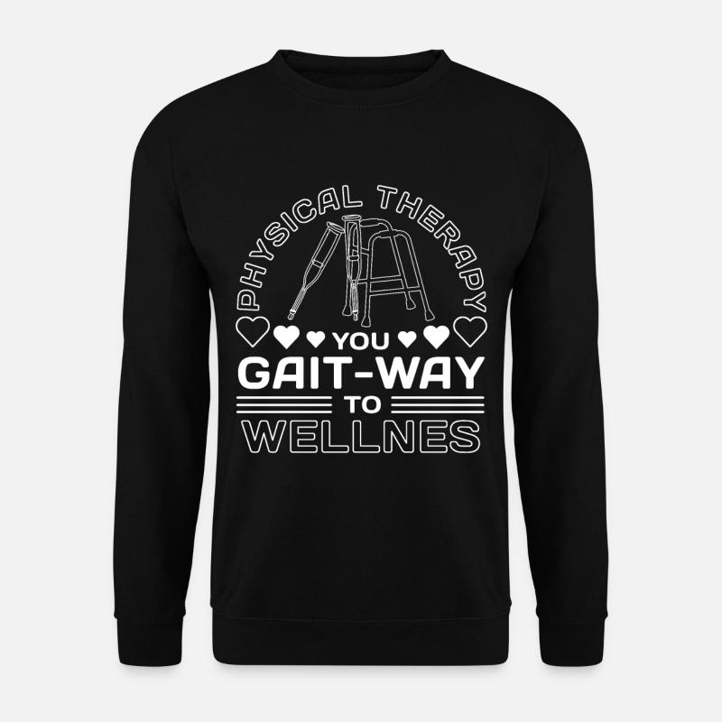 PT Physiotherapy Physiotherapist Job - Unisex Sweatshirt - black