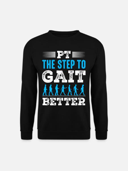 PT Physiotherapy Physiotherapist Job - Unisex Sweatshirt - black
