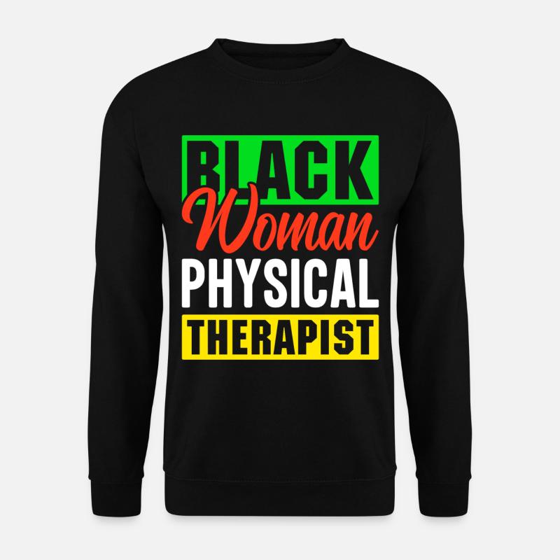 PT Physiotherapy Physiotherapist Job - Unisex Sweatshirt - black