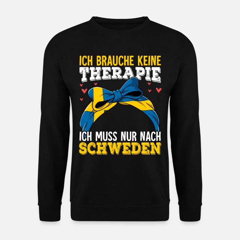 Schweden - Unisex Pullover - Schwarz