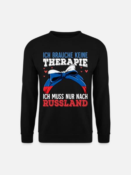Russland - Unisex Pullover - Schwarz