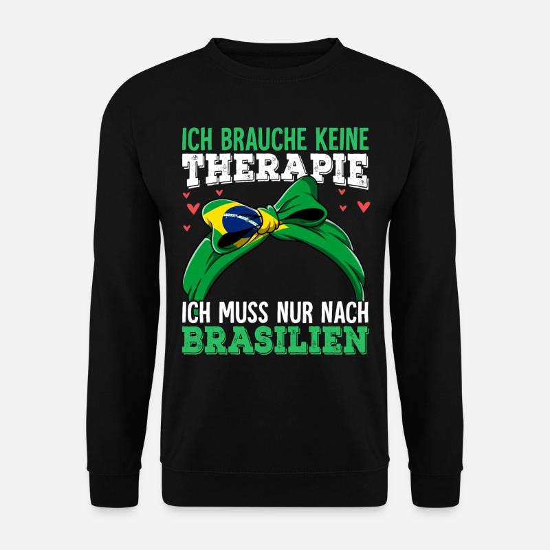 Brasilien - Unisex Pullover - Schwarz