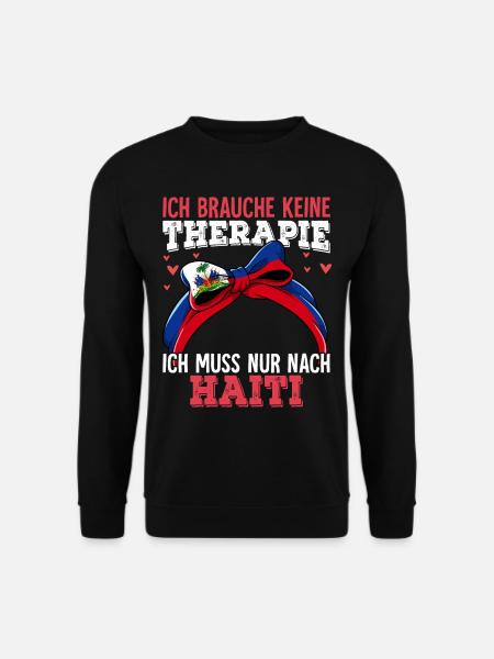 Haiti - Unisex Pullover - Schwarz