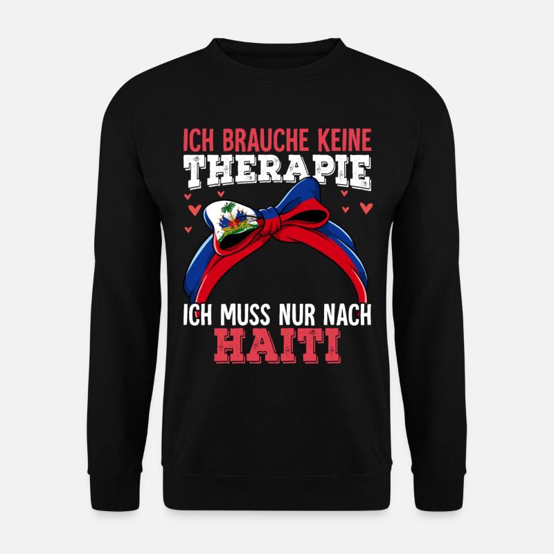 Haiti - Unisex Pullover - Schwarz