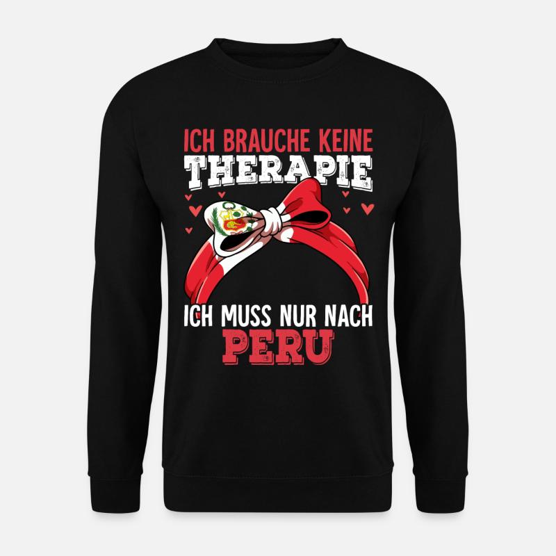 Peru - Unisex Pullover - Schwarz