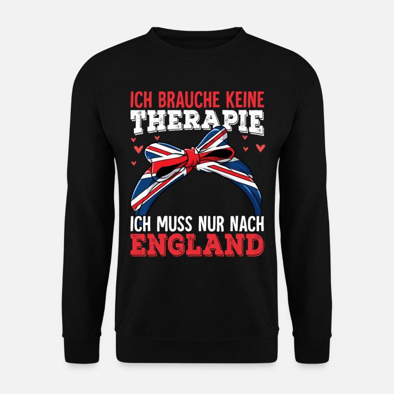 England - Unisex Pullover - Schwarz