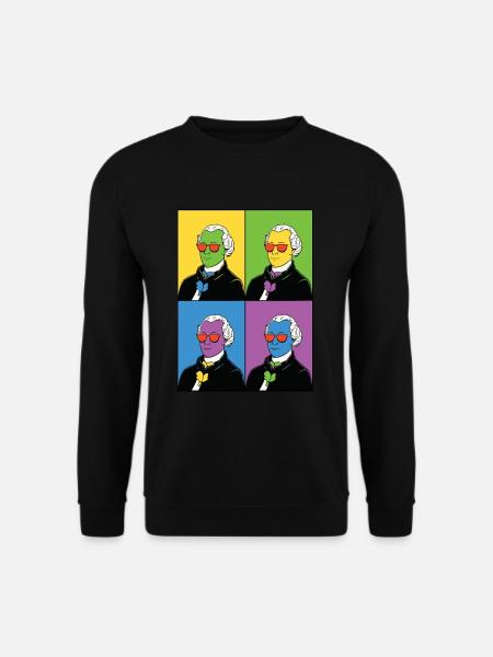 Philosoph Philosophie Immanuel Kant - Unisex Pullover - Schwarz
