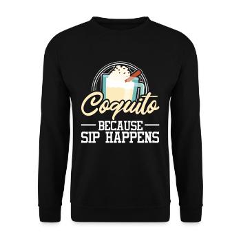 Puerto Rico Puerto Rican - Unisex Sweatshirt - black - Front - Alina (178cm) & Michal (187cm)
