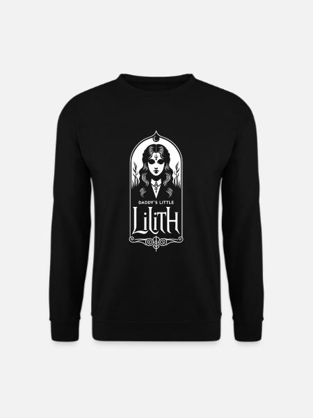 Lilith, Dämon, Gothic, Mythologie, Folklore, - Unisex Pullover - Schwarz