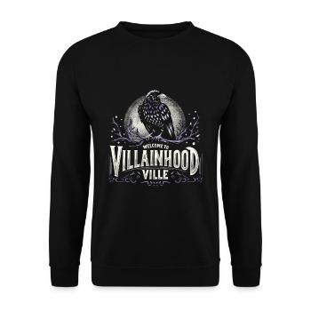 Antagonist Evil Rogue - Unisex Sweatshirt - black - Front - Alina (178cm) & Michal (187cm)