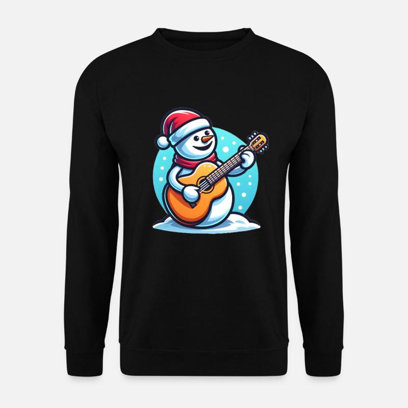 Christmas musical instrument design - Unisex Sweatshirt - black