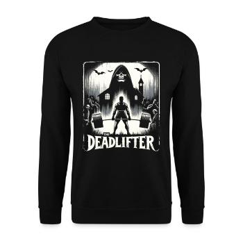 Horrifying Deadlifter Bodybuilding Workout - Unisex Pullover - Schwarz - Vorne - Alina (178cm) & Michal (187cm)