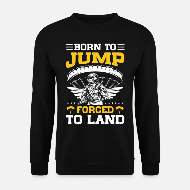 Parachutisme militaire parachutiste - Sweat-shirt Unisexe - noir