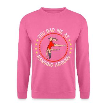 Zirkus Luftseiden Aeralist Akrobatik Trapez - Unisex Pullover - Pink - Vorne