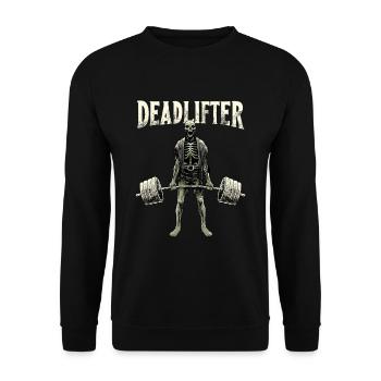 Entraînement Entraînement Fitness Lifting Gym - Sweat-shirt Unisexe - noir - Devant - Alina (178cm) & Michal (187cm)