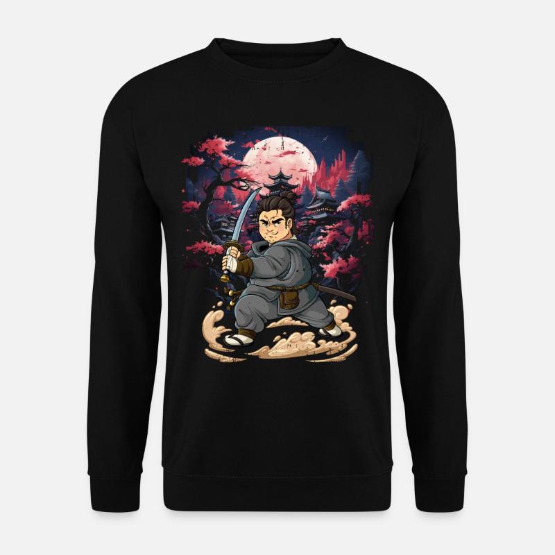 Samurai Männer - Unisex Pullover - Schwarz