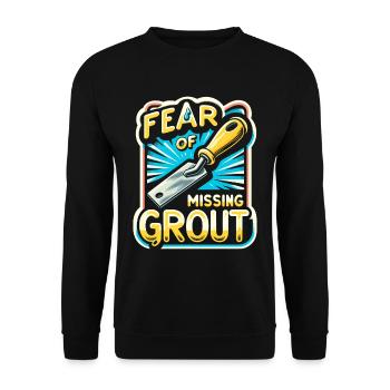 Tiler Flooring Job Tiler - Unisex Sweatshirt - black - Front - Alina (178cm) & Michal (187cm)