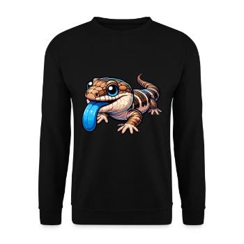 Collectionneur de lézard amoureux des reptiles - Sweat-shirt Unisexe - noir - Devant - Alina (178cm) & Michal (187cm)