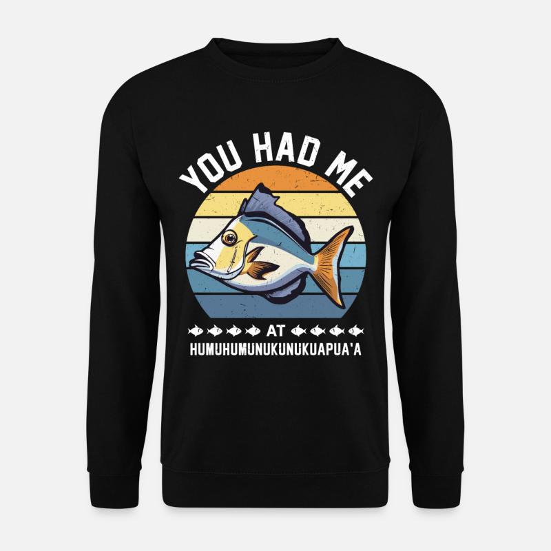 Riff Triggerfish Drum Hummuhumunukunukuapua'a - Unisex Sweatshirt - black