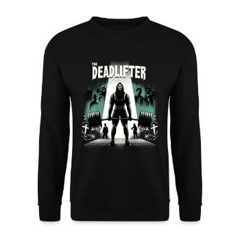 Horrifying Deadlifter Bodybuilding Workout - Unisex Pullover - Schwarz - Vorne - Alina (178cm) & Michal (187cm)