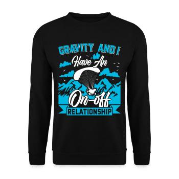 Parapente motorisé Paramotorist Adventure - Sweat-shirt Unisexe - noir - Devant - Alina (178cm) & Michal (187cm)