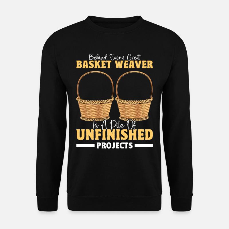 Basket Weaving Basket Weaving - Unisex Sweatshirt - black