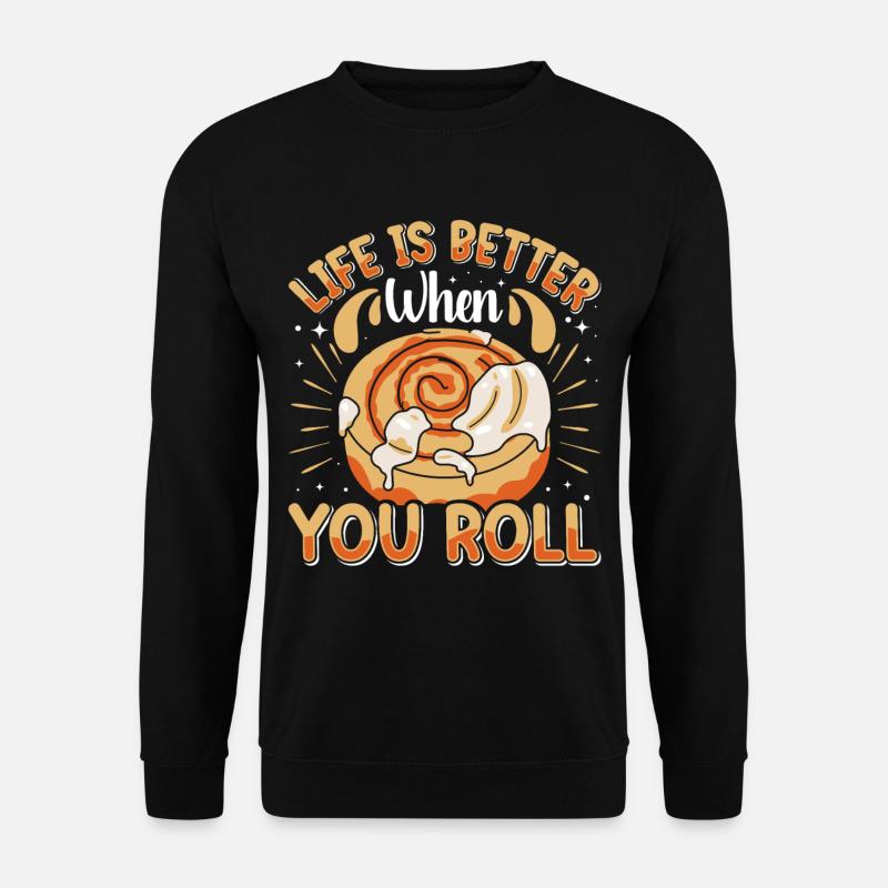 Cinnamon Roll Baker - Unisex Sweatshirt - black