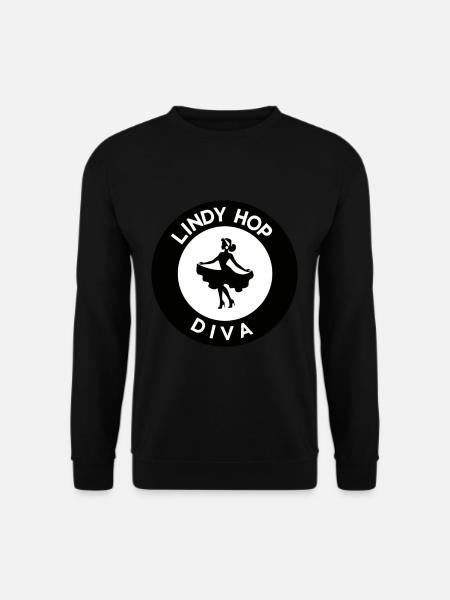 Lindy Hop Leidenschaft Swing Dance - Unisex Pullover - Schwarz