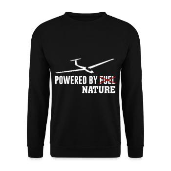 Planeur - Sweat-shirt Unisexe - noir - Devant - Alina (178cm) & Michal (187cm)