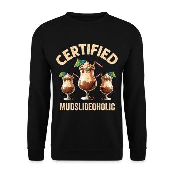 Mudslide Cocktail - Unisex Pullover - Schwarz - Vorne - Alina (178cm) & Michal (187cm)