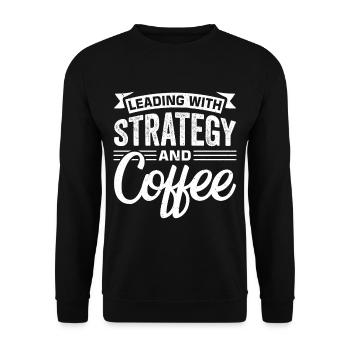 Business Administration Business Administration Office - Unisex Sweatshirt - black - Front - Alina (178cm) & Michal (187cm)