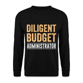 Business Administration Business Administration Office - Unisex Sweatshirt - black - Front - Alina (178cm) & Michal (187cm)