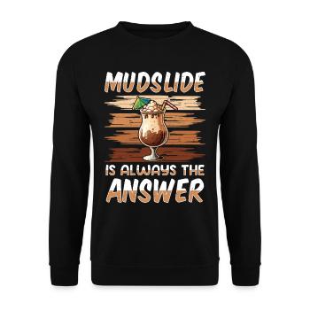 Mudslide Cocktail - Unisex Pullover - Schwarz - Vorne - Alina (178cm) & Michal (187cm)