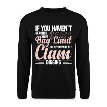 Mussels Seafood - Unisex Sweatshirt - black - Front - Alina (178cm) & Michal (187cm)