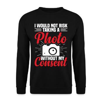 Créateurs de contenu et influenceurs sur les réseaux sociaux - Sweat-shirt Unisexe - noir - Devant - Alina (178cm) & Michal (187cm)
