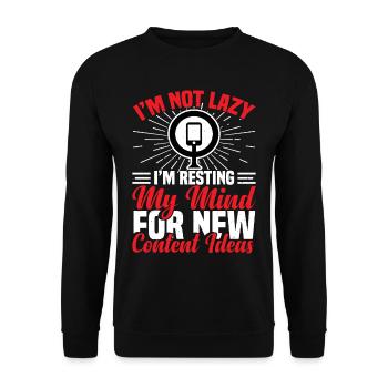 Créateurs de contenu et influenceurs sur les réseaux sociaux - Sweat-shirt Unisexe - noir - Devant - Alina (178cm) & Michal (187cm)