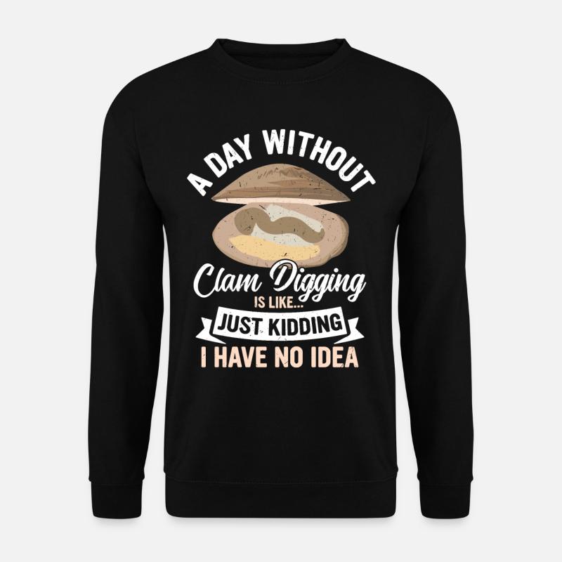 Mussels Seafood - Unisex Sweatshirt - black