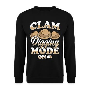 Mussels Seafood - Unisex Sweatshirt - black - Front - Alina (178cm) & Michal (187cm)