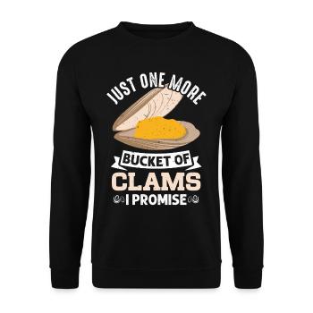 Mussels Seafood - Unisex Sweatshirt - black - Front - Alina (178cm) & Michal (187cm)