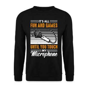 Créateurs de contenu et influenceurs sur les réseaux sociaux - Sweat-shirt Unisexe - noir - Devant - Alina (178cm) & Michal (187cm)
