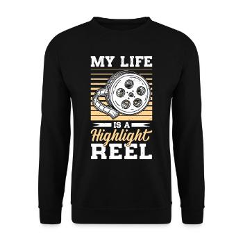 Créateurs de contenu et influenceurs sur les réseaux sociaux - Sweat-shirt Unisexe - noir - Devant - Alina (178cm) & Michal (187cm)