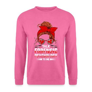 Vrai crime - Sweat-shirt Unisexe - rose - Devant