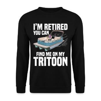 Capitaine Tritoon - Sweat-shirt Unisexe - noir - Devant - Alina (178cm) & Michal (187cm)